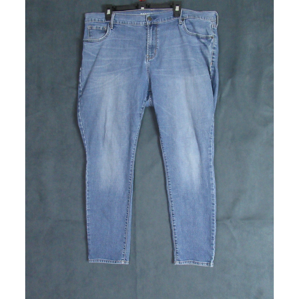 Old Navy Jeans Women Size 18 S Blue Original Straight Mid Rise Denim Momcore Y2K